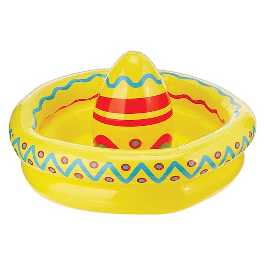 Beistle 18" x 12" Inflatable Sombrero Cooler